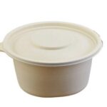 Salsera 1,5 onz con tapa pegada en Almidon de Maiz   100 unid